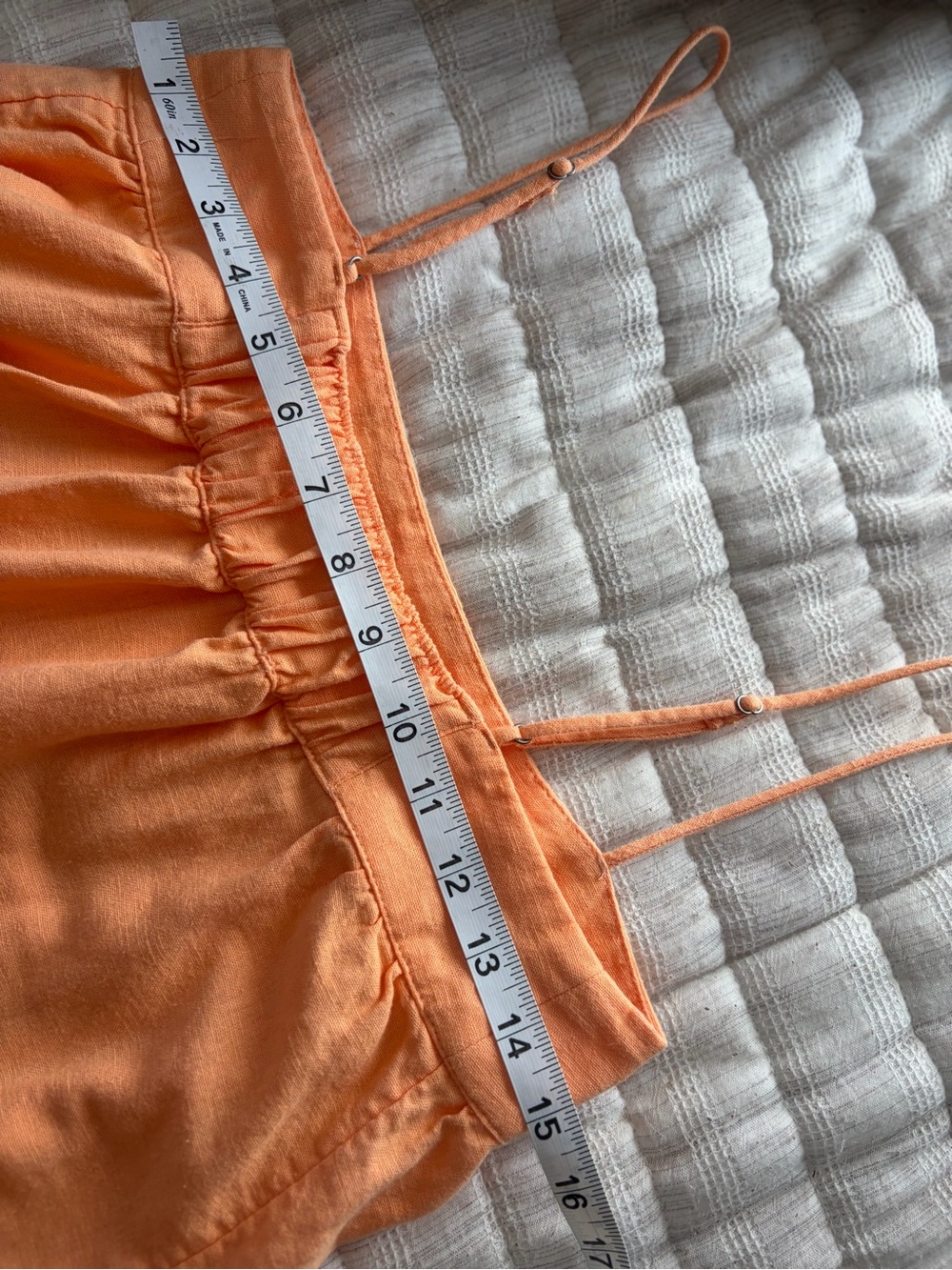 Asymmetrical Tiered Linen Blend Maxi Dress- Not Brown - Picture 11 of 16